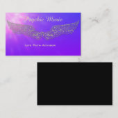 Angel Wings Psychic Medium Visitekaartjes (Voorkant / Achterkant)