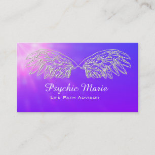 Angel Wings Psychic Medium Visitekaartjes