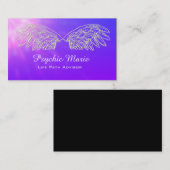 Angel Wings Psychic Medium Visitekaartjes (Voorkant / Achterkant)