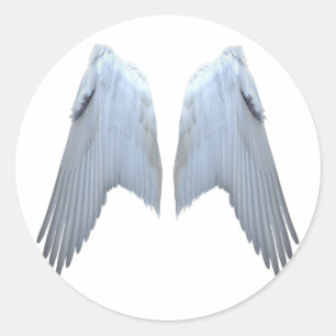 Angel Wings Ronde Sticker