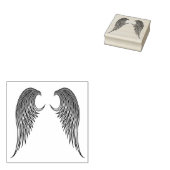 Angel Wings Rubber Stamp Rubberstempel (Gestempeld)