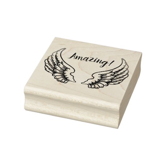 ANGEL WINGS RUBBER STAMP 	RUBBERSTEMPEL (Stempel)