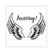 ANGEL WINGS RUBBER STAMP 	RUBBERSTEMPEL (Afrduk)