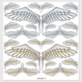 Angel Wings Set Stickers (Vel)