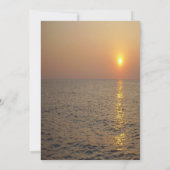 Angel Wings Sunset Fotoviering van het leven Kaart (Achterkant)