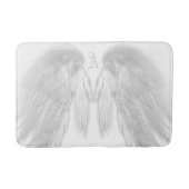 ANGEL WINGS White Custom Monogram Badmat (Voorkant)