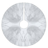 ANGEL WINGS White Custom Monogram Kerstboom Rok (Voorkant)