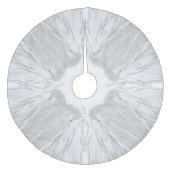 ANGEL WINGS White Heavenly Holly Monogram Fleece Kerstboom Rok (Voorkant)