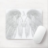 ANGEL WINGS White Monogram Muismat (Met muis)