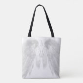 ANGEL WINGS White Monogram Tote Bag (Achterkant)