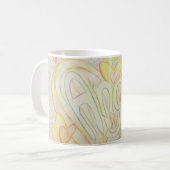 Angel Wings Word Art Custom Café Mugs (Devant gauche)