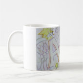 Angel Wings Word Art Custom Coffee Mug (Gauche)