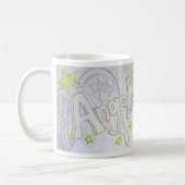 Angel Wings Word Art Custom Coffee Mug (Gauche)
