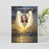 Angel Wings Zeilboot Fotoviering van het Leven Kaart (Staand voorkant)