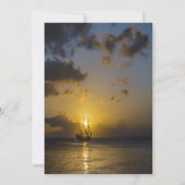 Angel Wings Zeilboot Fotoviering van het Leven Kaart (Achterkant)