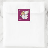 Angel With Candle Gift Sticker (Sac)