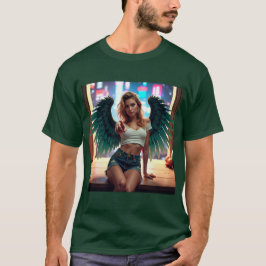 Angel woman t-shirt