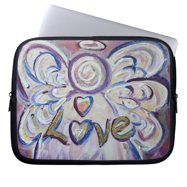 Angel Word Love Ordinateur Leeve Electronique Sac (Devant)