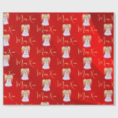 Angel Wrapping Paper Cadeaupapier (Vlak)