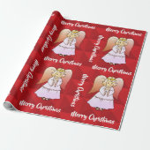 Angel Wrapping Paper Cadeaupapier (Uitgerold)