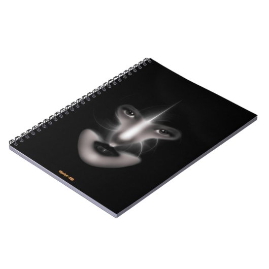 Angel Yeux Fractal Art Carnet Spiral (Côté gauche)