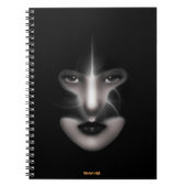 Angel Yeux Fractal Art Carnet Spiral (Devant)