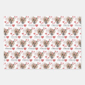 Angel Yorkie Wrapping Paper Flat Sheet Set van 3 (Voorkant 2)