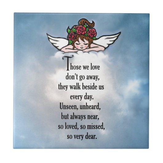 Angel "Zo geliefd" Tegeltje (Voorkant)