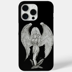 Angel - Zwart en wit design iPhone 15 Pro Max Hoesje