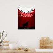 Angela Carter Quote Minimalistisch Poster (Keuken)