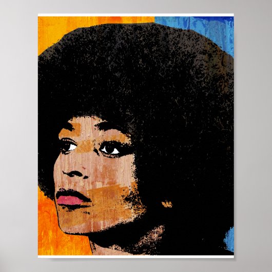 ANGELA DAVIS (KLEUR) POSTER (Voorkant)