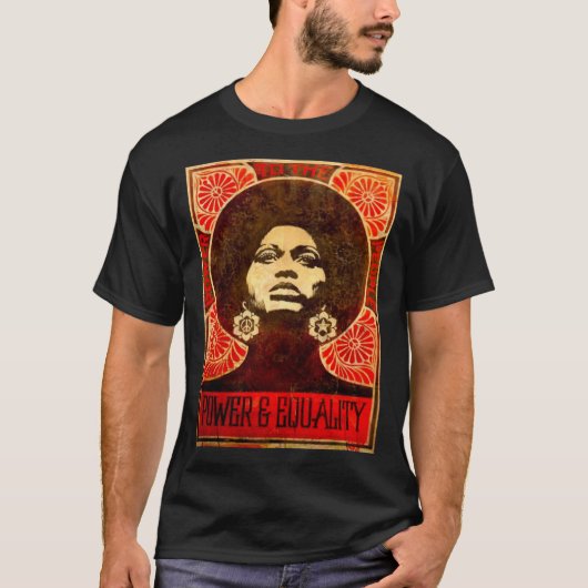 Angela Davis poster 1971 Classic T-Shirt (Voorkant)