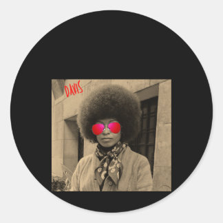 Angela Davis - Student Teacher Gift Citaat Filosoo Ronde Sticker