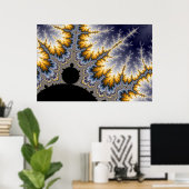 Angela - Fractal Poster (Thuiskantoor)