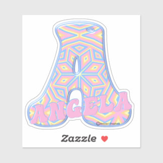 Angela Funky Names Sticker