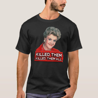 Angela Lansbury (Jessica Fletcher) Moord dat ze sc T-shirt
