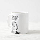 Angela Merkel Custom Koffiemok (Voorkant links)