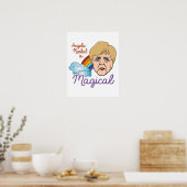 Angela Merkel is Magisch - - Poster (Keuken)