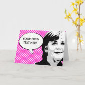 Angela Merkel Kaart (Gele Bloem)