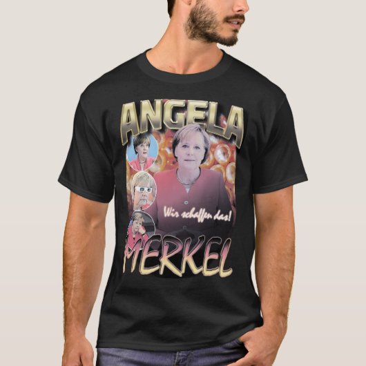 Angela Merkel Rap Bootleg Tee Classic T-Shirt (Devant)