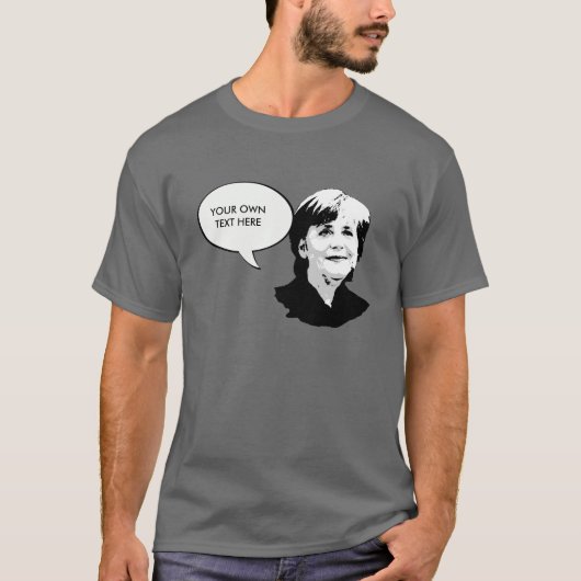 Angela Merkel T-shirt (Voorkant)