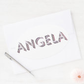 Angela sticker naam (Envelop)