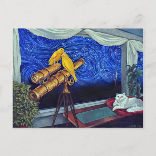 "AngelBelle et les Canaries" Carte postale de la p (Devant)