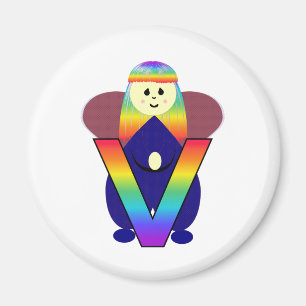 Angelbet Letter V Magneet