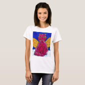 AngelCatPink T-shirt (Voorkant volledig)