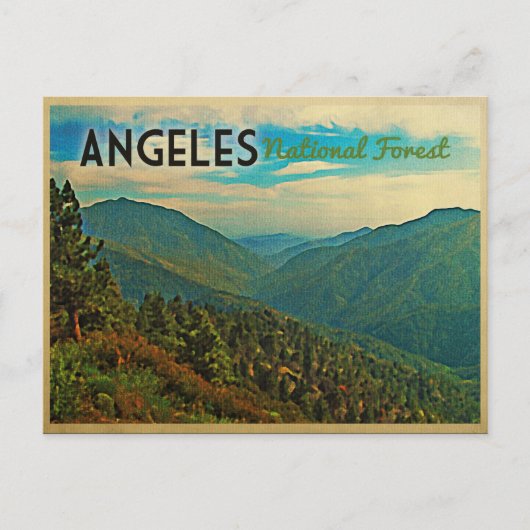 Angeles National Forest Briefkaart (Voorkant)