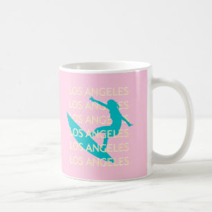 Angeles Travel Art, Californië, Travel Art, Preppy Koffiemok