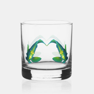Angelfish - Abstract Design - Knippen uit een foto Whisky Glas