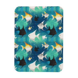 Angelfish Aquarium Pattern Magneet