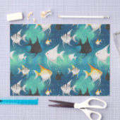 Angelfish Aquarium Pattern Tissuepapier (Craft)